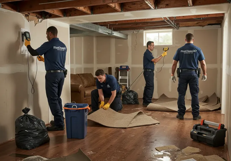 Flood DamageMaterial Assessment and Debris Removal process in Rural Hall, NC